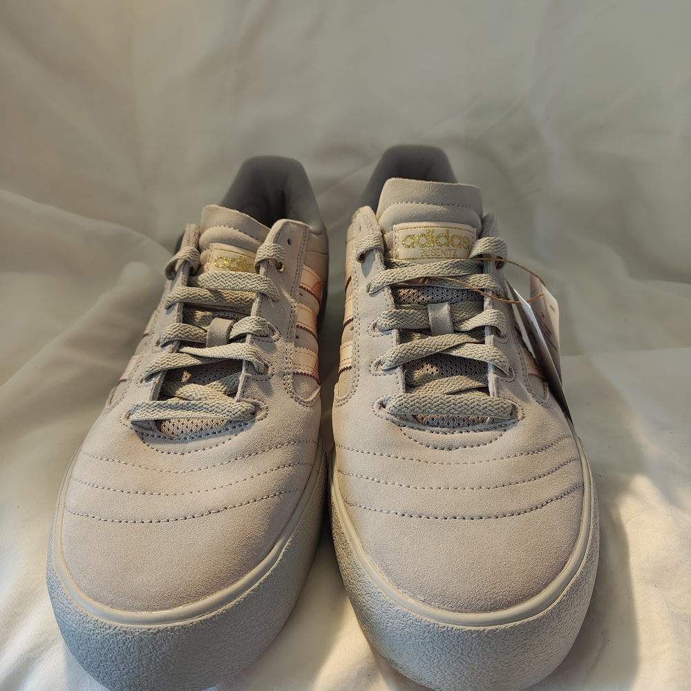 Adidas X Dime Buzenitz Men's Pink and Gray Skateboard Sneakers - Picture 2 of 6